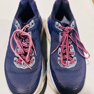 Hoka Women's Athletic Shoes - Navy and Pink